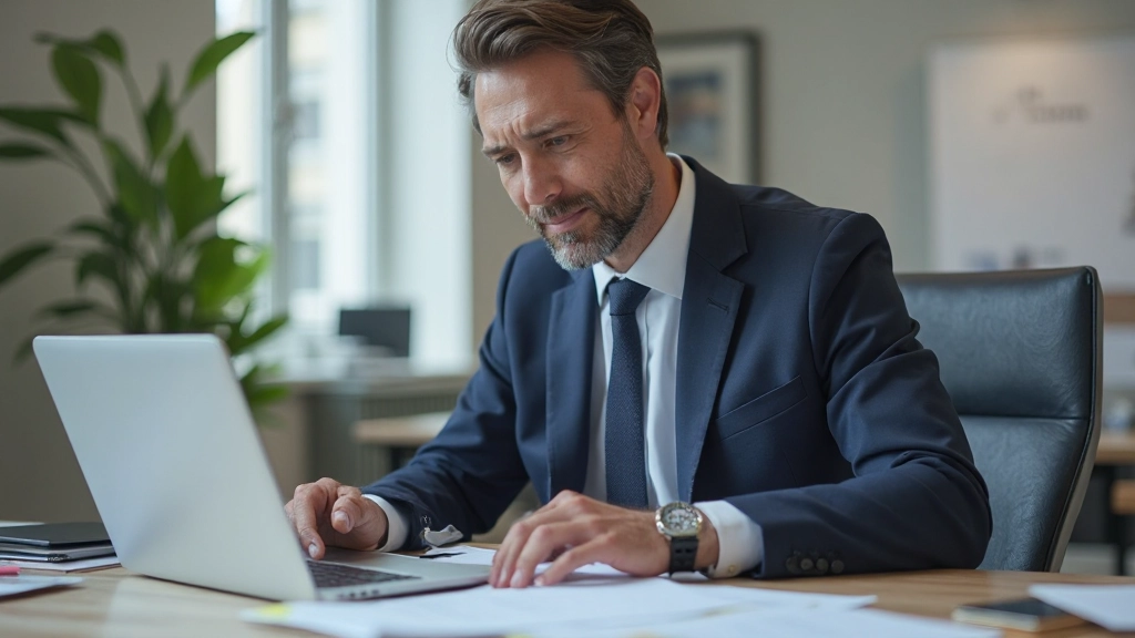 Ambiente profissional de trabalho em propriedades imobiliárias